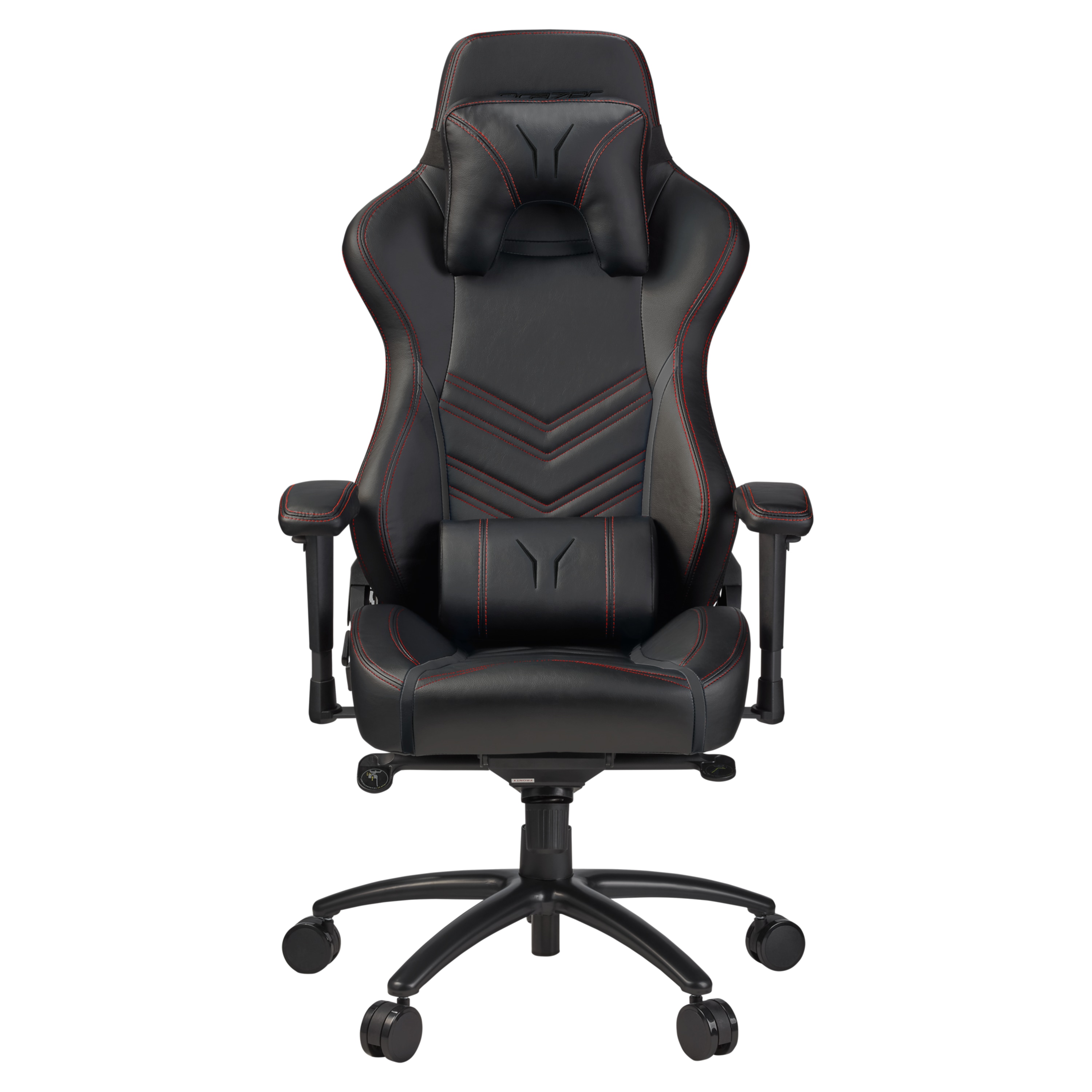 Kissen günstig Kaufen-MEDION ERAZER® X89410 Gaming Stuhl, stilvoll und komfortabel, sportliche Optik und hochwertige Materialien, mit 2 Kissen für den Rücken- und Kopfbereich. MEDION ERAZER® X89410 Gaming Stuhl, stilvoll und komfortabel, sportliche Optik un